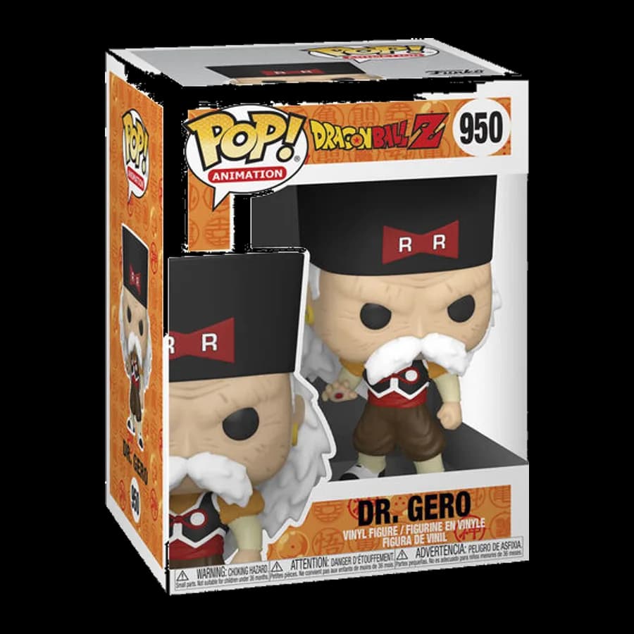 FUNKO POP! ANIMATION: DRAGON BALL Z S9 - DR.GERO #950 VINYL FIGURE