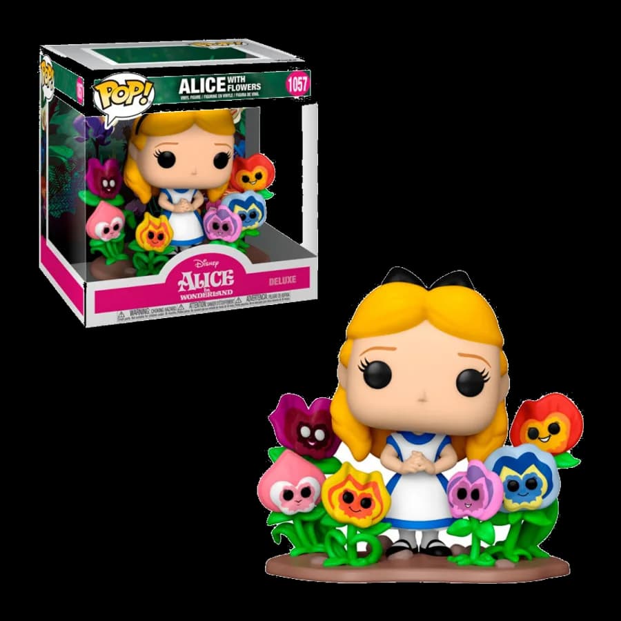 FUNKO POP! DELUXE DISNEY: ALICE IN WONDERLAND - ALICE WITH FLOWERS #1057 VINYL FIGURE