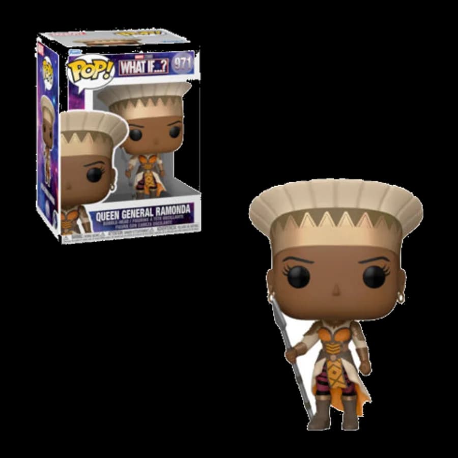FUNKO POP! MARVEL: WHAT IF...? - QUEEN GENERAL RAMONDA #971 BOBBLE-HEAD VINYL FIGURE