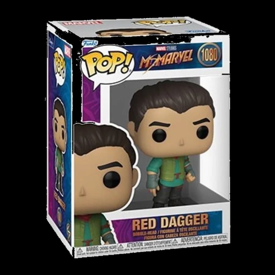 FUNKO POP! MARVEL: MS. MARVEL - RED DAGGER #1080 BOBBLE-HEAD VINYL FIGURE