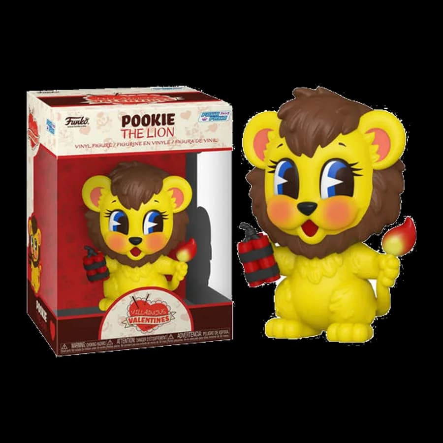 FUNKO VILLAINOUS VALENTINES - POOKIE THE LION VINYL FIGURE