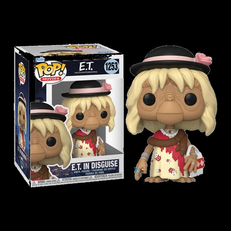 FUNKO POP! MOVIES: E.T. - E.T. IN DISQUISE #1253 VINYL FIGURE