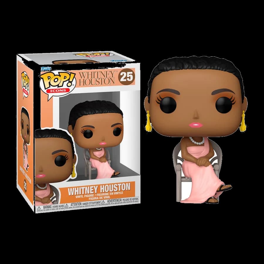 FUNKO POP! ICONS: WHITNEY HOUSTON #25 VINYL FIGURE