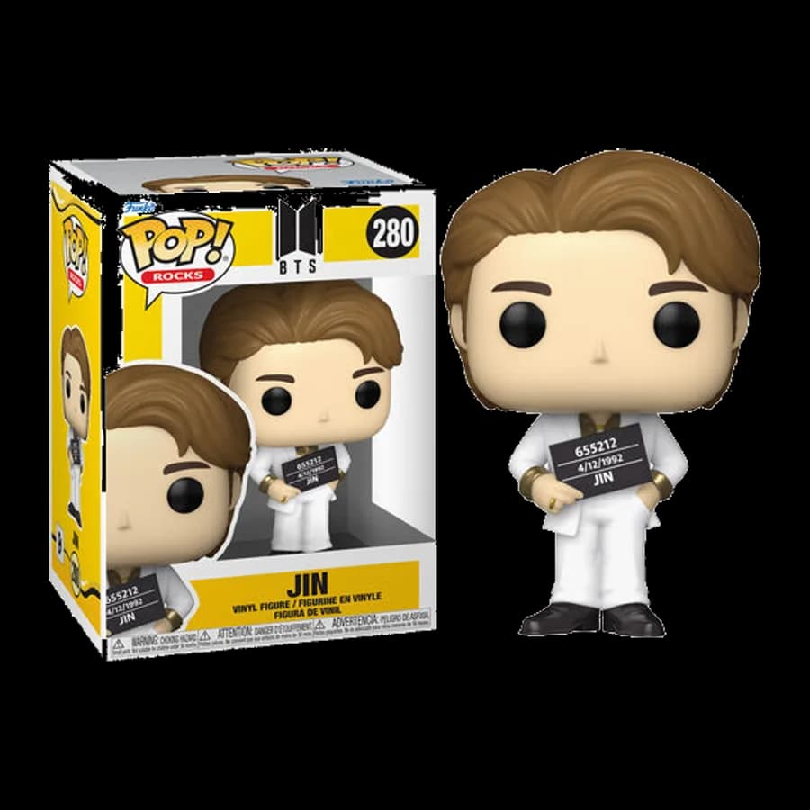 FUNKO POP! ROCKS: BTS - JIN #280 VINYL FIGURE