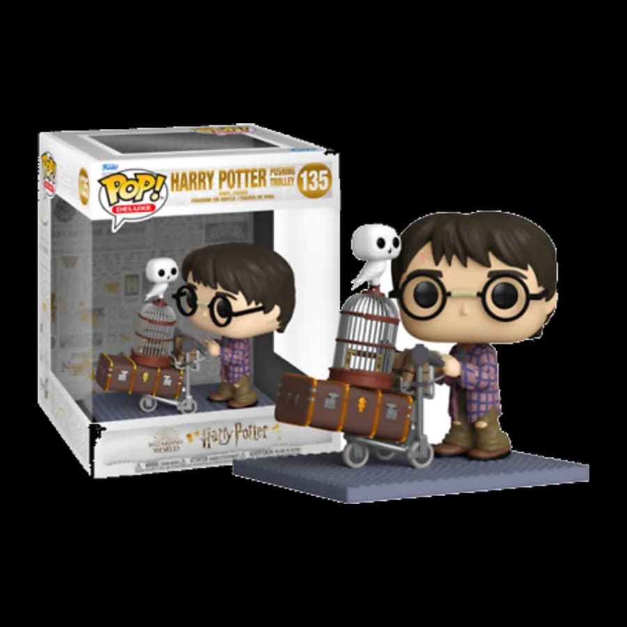 FUNKO POP! DELUXE: HARRY POTTER - HARRY POTTER PUSHING TROLLEY #135 VINYL FIGURE