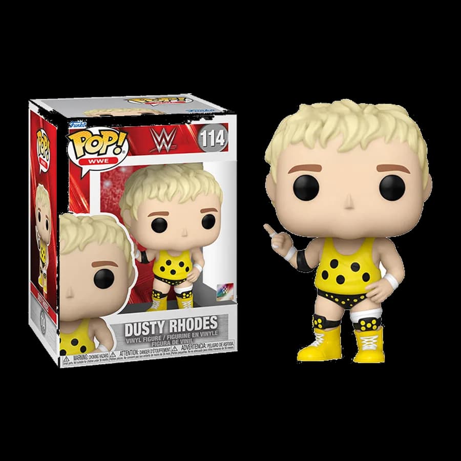 FUNKO POP! WWE - DUSTY RHODES #114 VINYL FIGURE