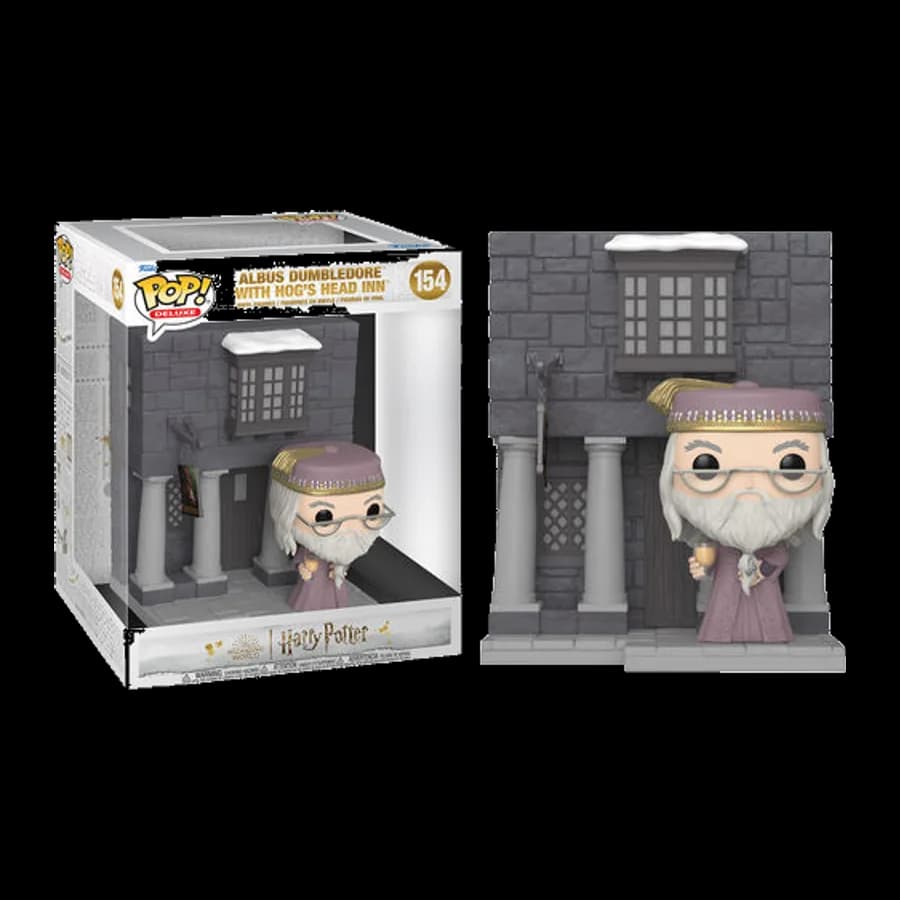 FUNKO POP! DELUXE: HARRY POTTER CHAMBER OF SECRETS ANNIVERSARY 20TH - ALBUS DUMBLEDORE WITH HOG'S HEAD INN #154 VINYL FIGURE