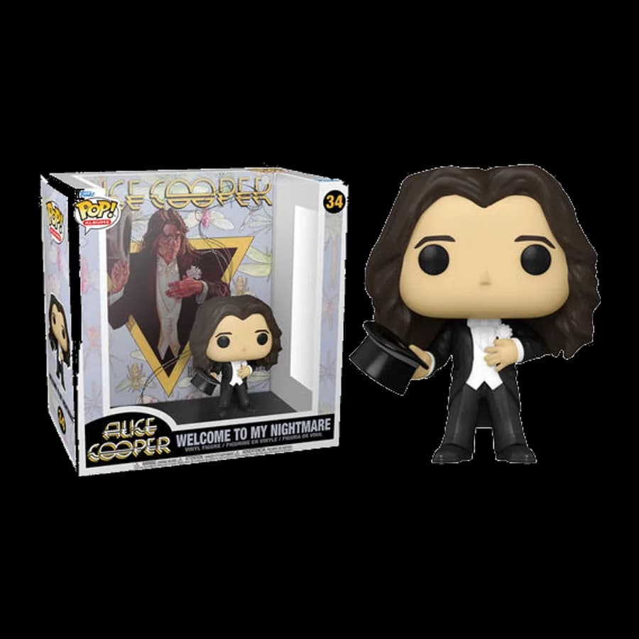 FUNKO POP! ALBUMS: ALICE COOPER - WELCOME TO MY NIGHTMARE #34 VINYL FIGURE