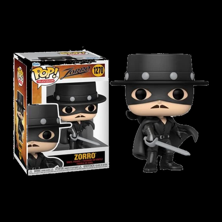 FUNKO POP! TELEVISION: ZORRO - ZORRO #1270 VINYL FIGURE