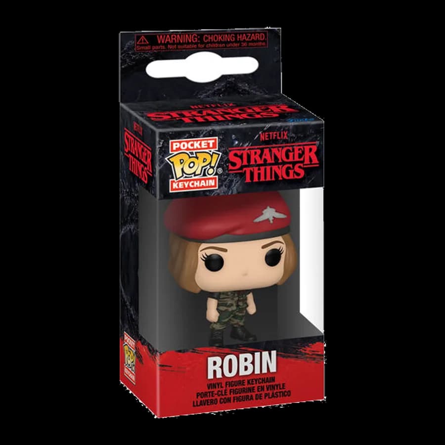 FUNKO POCKET POP! STRANGER THINGS SEASON 4 - HUNTER ROBIN NINYL FIGURE KEYCHAIN