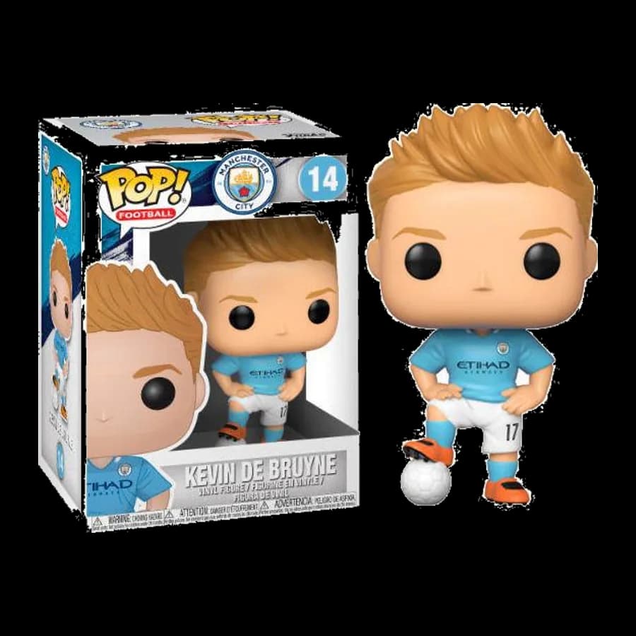FUNKO POP! FOOTBALL: MANCHESTER CITY - KEVIN DE BRUYNE #14 Vinyl Figure