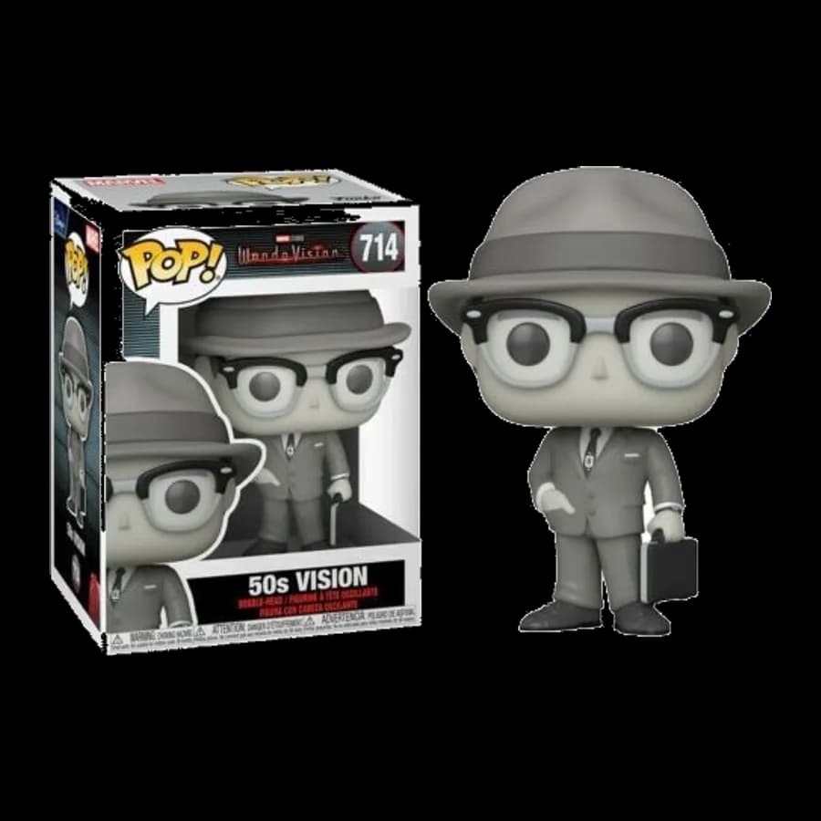 FUNKO POP! MARVEL STUDIOS: WANDAVISION - VISION 50S #714 BOBBLE-HEAD VINYL FIGURE
