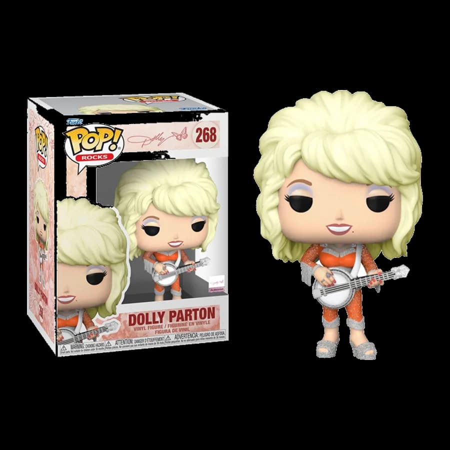 FUNKO POP! ROCKS: DOLLY - DOLLY PARTON #268 VINYL FIGURE