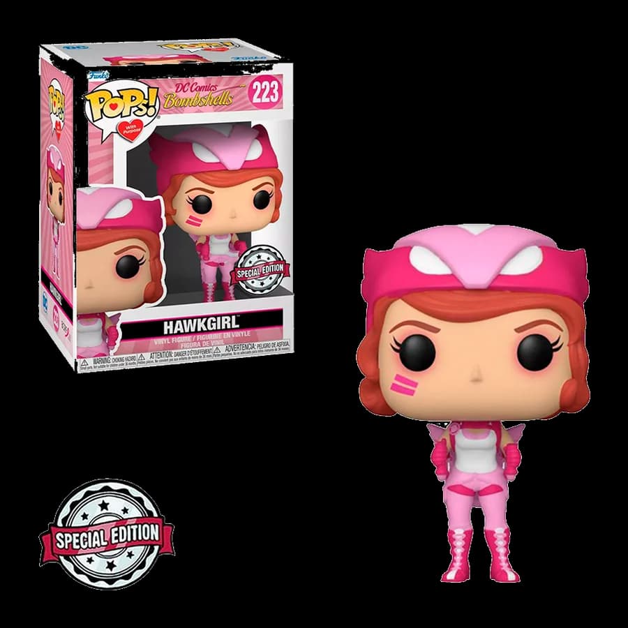 FUNKO POP! HEROES: BC AWARENESS - DC COMICS BOMBSHELL HAWKGIRL (SPECIAL EDITION) #223 VINYL FIGURE