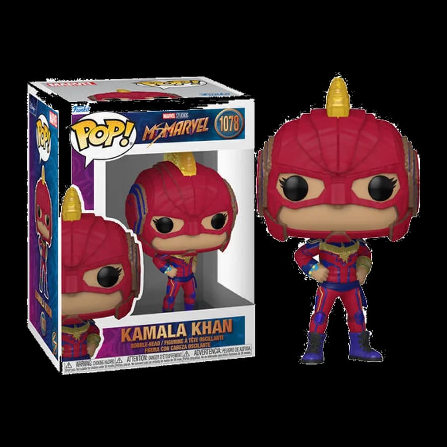 FUNKO POP! MARVEL: MS. MARVEL - KAMALA KHAN #1078 BOBBLE-HEAD VINYL FIGURE