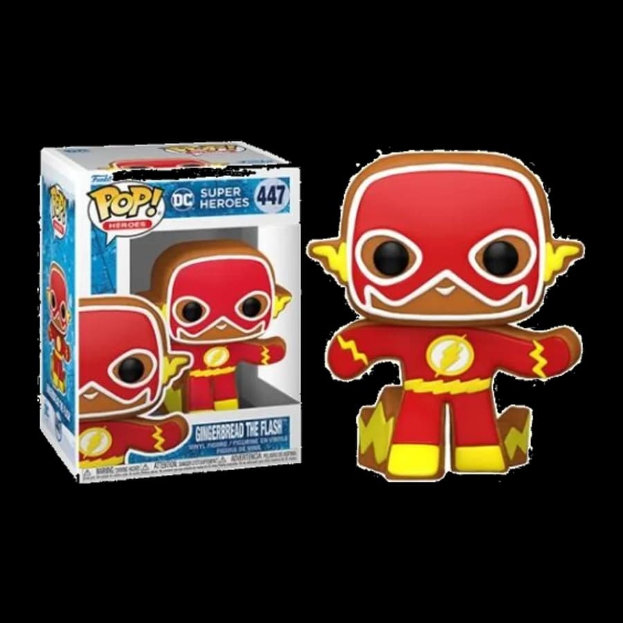 FUNKO POP! HEROES: DC SUPER HEROES HOLIDAY - GINGERBREAD THE FLASH #447 VINYL FIGURE