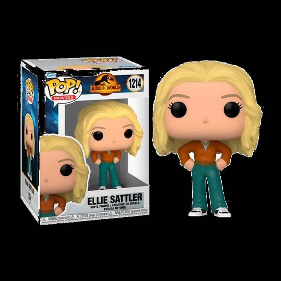 FUNKO POP! MOVIES: JURASSIC WORLD DOMINION - DR. ELLIE SATTLER #1214 VINYL FIGURE