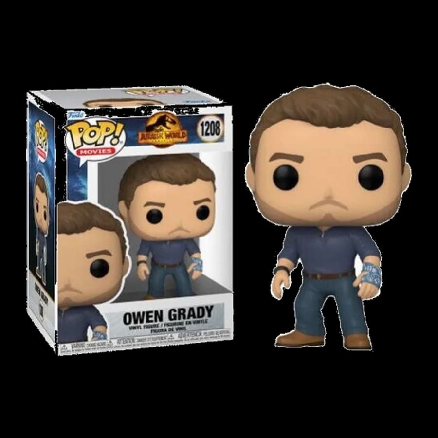 FUNKO POP! MOVIES: JURASSIC WORLD DOMINION - OWEN GRADY #1208 VINYL FIGURE