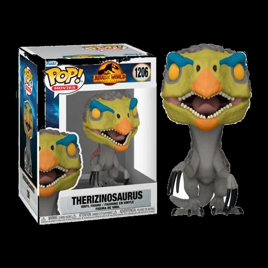 FUNKO POP! MOVIES: JURASSIC WORLD DOMINION - THERIZINOSAURUS #1206 VINYL FIGURE