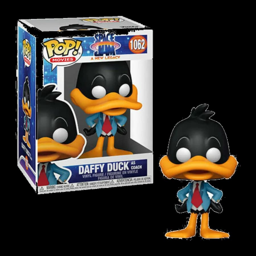FUNKO POP! MOVIES: SPACE JAM A NEW LEGACY - DAFFY DUCK AS COACH #1062 VINYL FIGURE