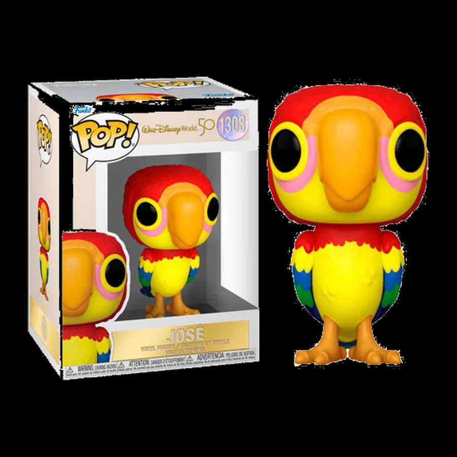FUNKO POP! WALK DISNEY WORLD 50TH ANNIVERSARY - PARROT JOSE #1308 VINYL FIGURE