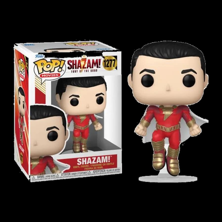 FUNKO POP! MOVIES: SHAZAM! FURY OF THE GODS - SHAZAM #1277 VINYL FIGURE