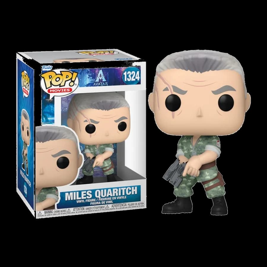FUNKO POP! MOVIES: AVATAR - MILES QUARITCH #1324 VINYL FIGURE