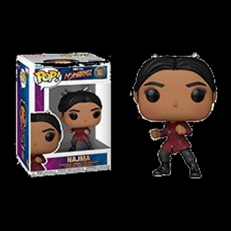 FUNKO POP! MARVEL: MS. MARVEL -NAJMA #1081 BOBBLE-HEAD VINYL FIGURE