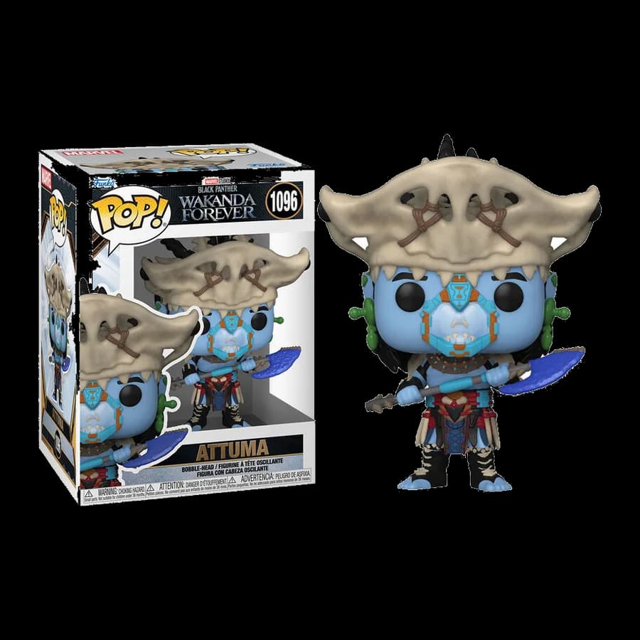 FUNKO POP! MARVEL: BLACK PANTHER WAKANDA FOREVER - ATTUMA #1096 BOBBLE-HEAD VINYL FIGURE