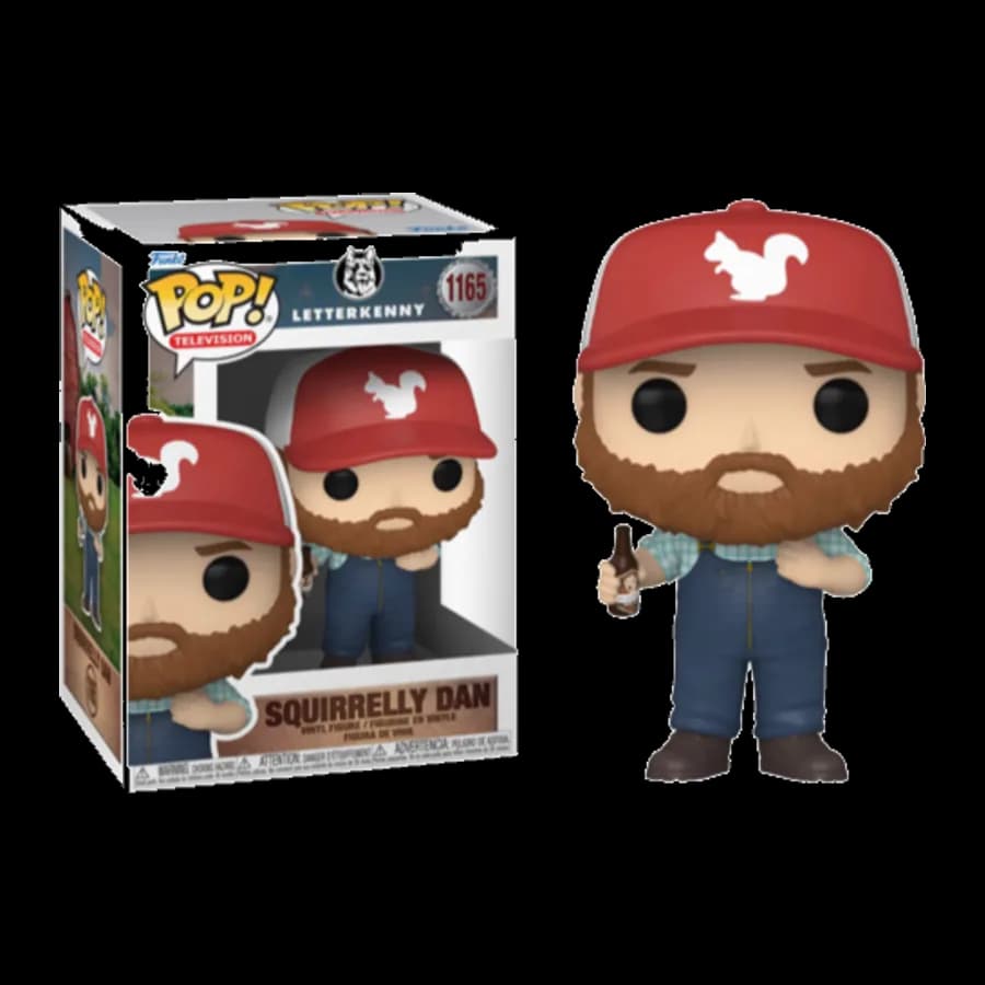 FUNKO POP! TELEVISION: LETTERKENNY - SQUIRRELLY DAN #1165 VINYL FIGURE