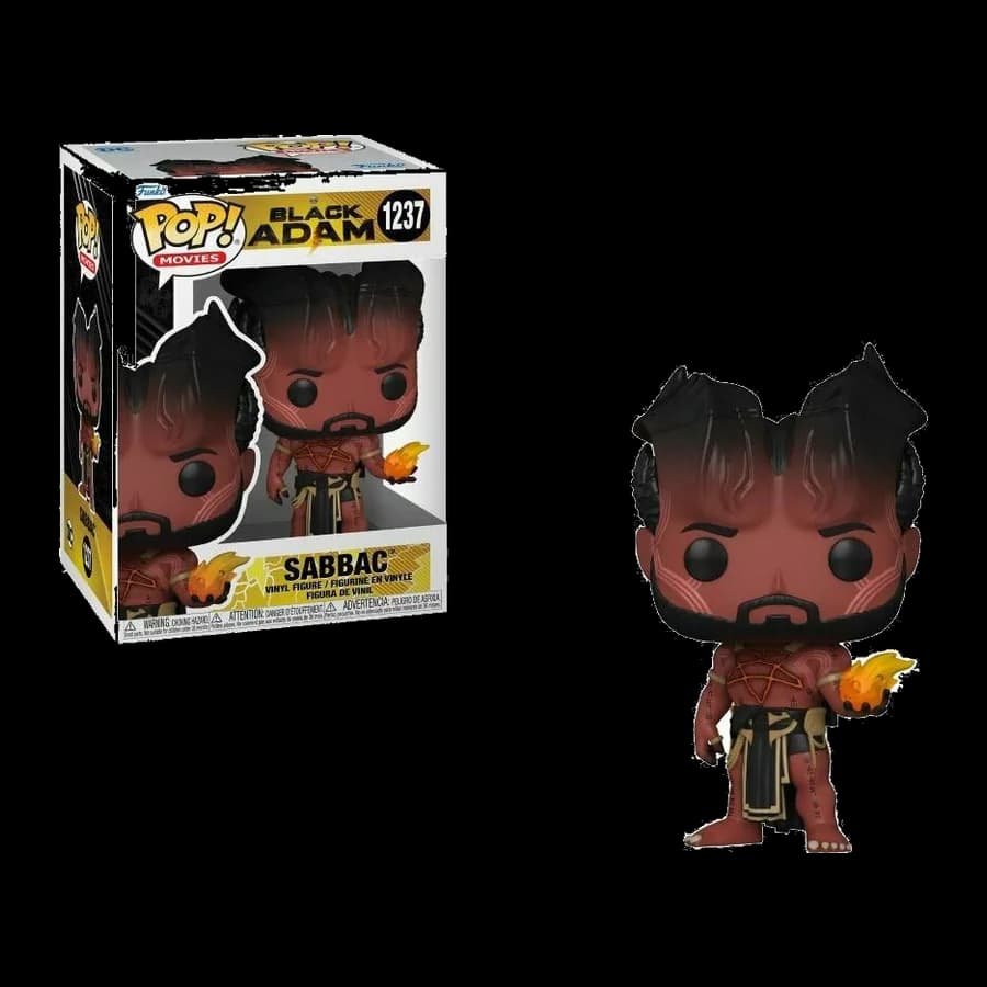 FUNKO POP! DC BLACK ADAM - SABBAC #1237 VINYL FIGURE