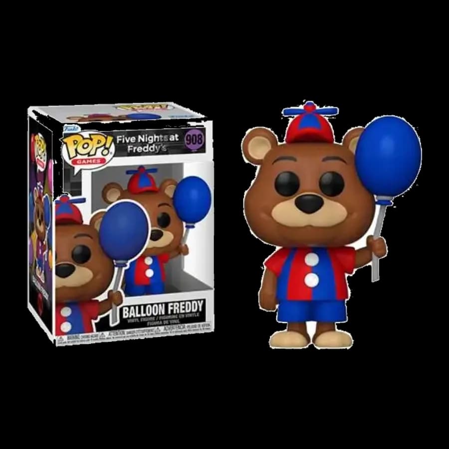 FUNKO POP! GAMES: FIVE NIGHTS AT FREDDY'S - BALLOON FREDDY #908 VINYL FIGURE