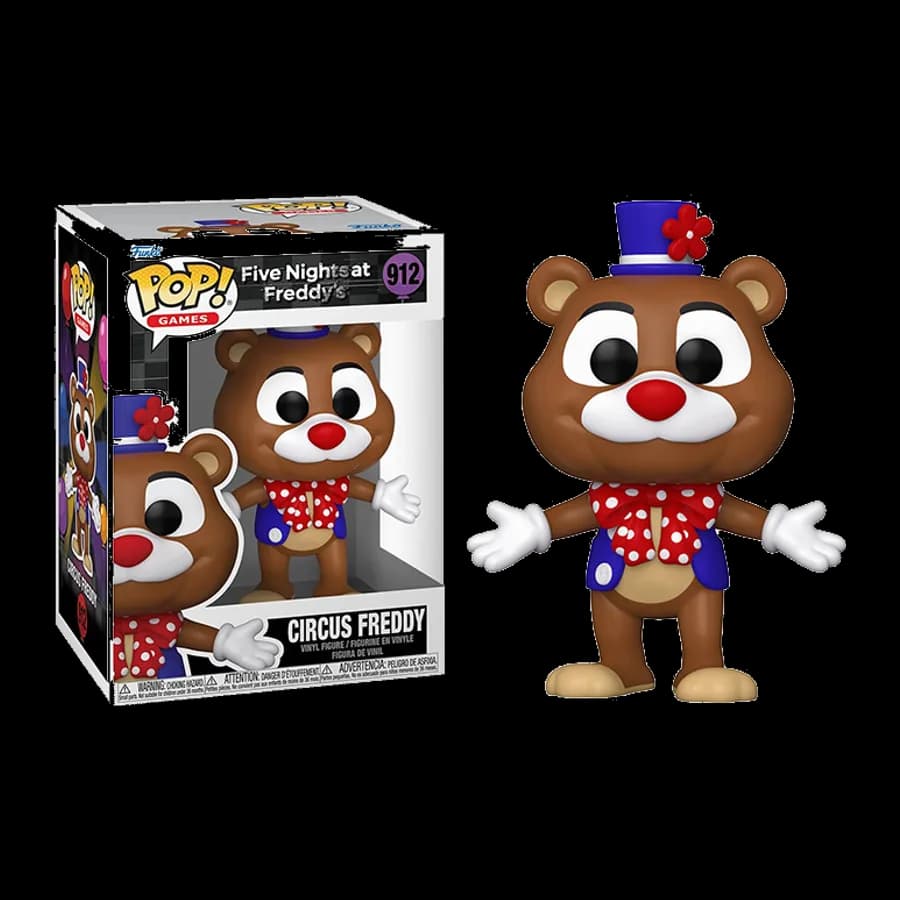 FUNKO POP! GAMES: FIVE NIGHTS AT FREDDY'S - CIRCUS FREDDY #912 VINYL FIGURE
