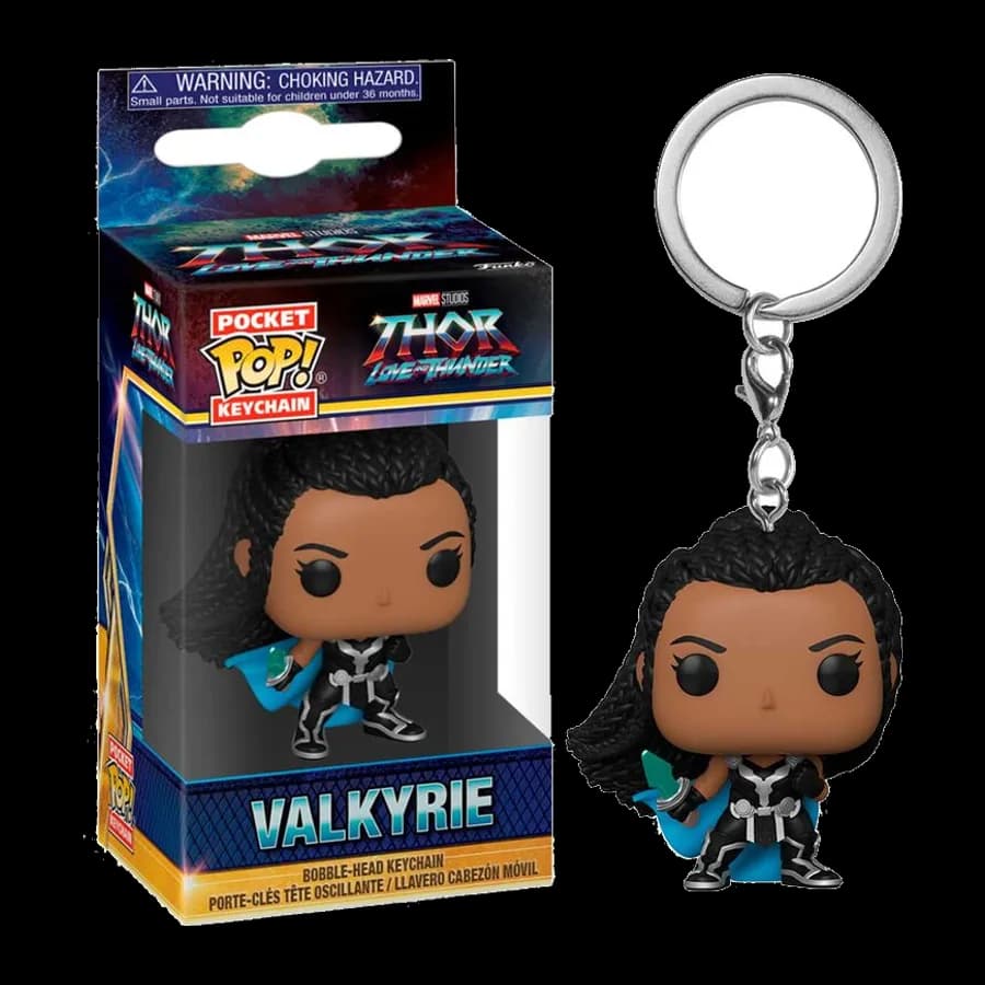FUNKO POCKET POP MARVEL: THOR LOVE AND THUNDER VALKYRIE VINYL FIGURE KEYCHAIN