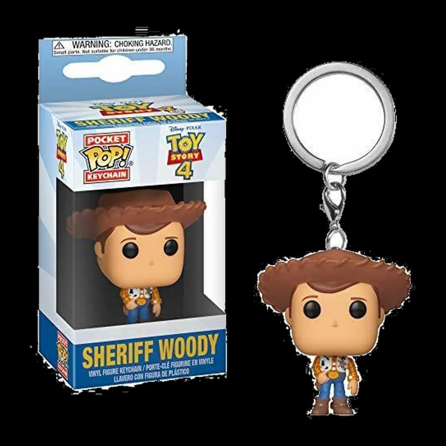 FUNKO POCKET POP! TOY STORY 4 - SHERIFF WOODY VINYL FIGURE KEYCHAIN