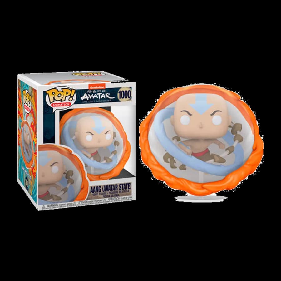 FUNKO POP! SUPER ANIMATION AVATAR: THE LAST AIRBENDER - AANG (AVATAR STATE) #1000 VINYL FIGURE (6'')