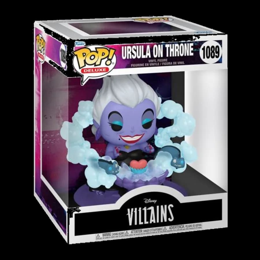 FUNKO POP! DISNEY DELUXE: VILLAINS - URSULA ON THRONE #1089 VINYL FIGURE