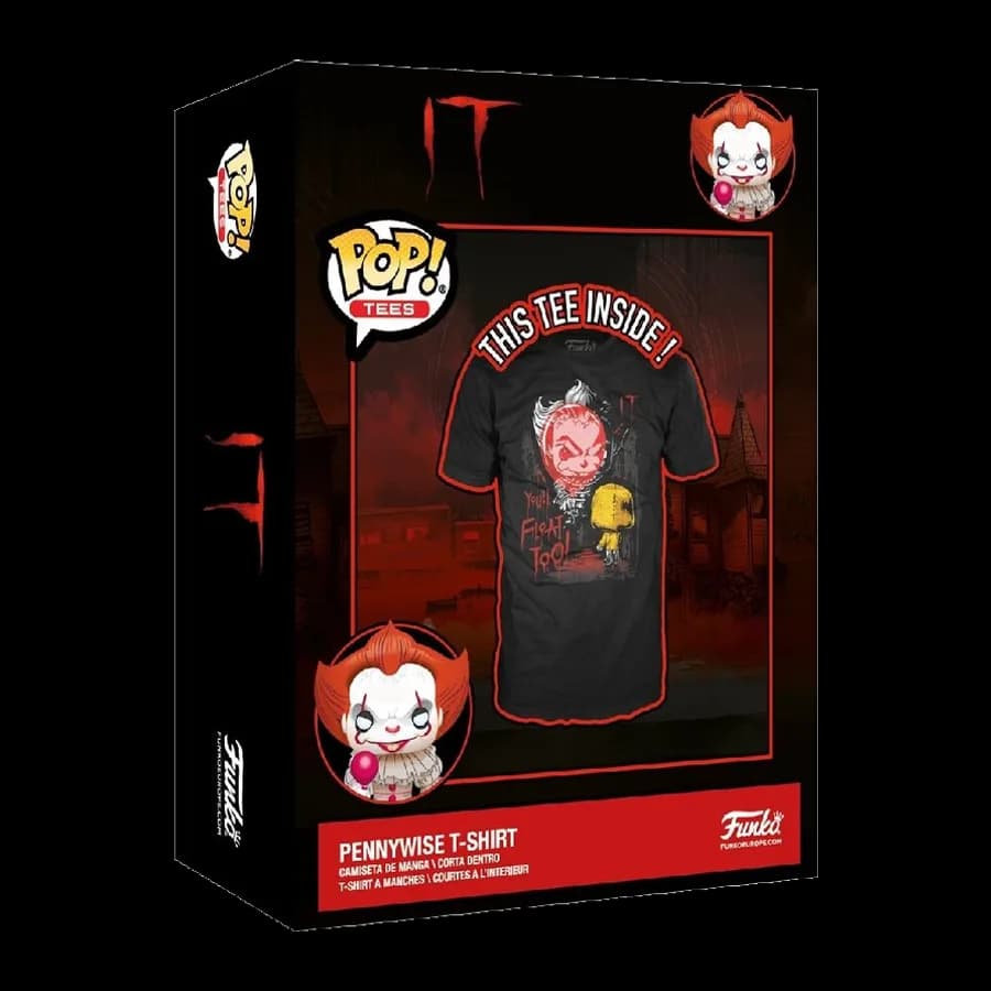 FUNKO POP! TEES: IT - PENNYWISE T-SHIRT (XL)