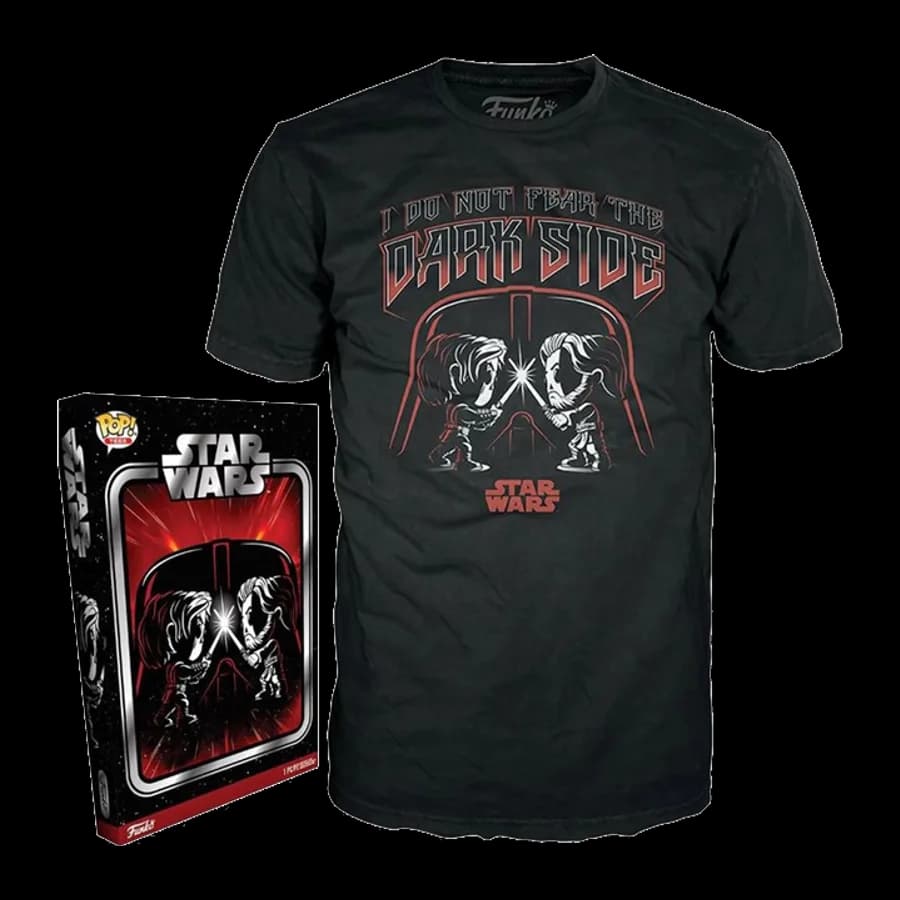 FUNKO BOXED TEE: DISNEY STAR WARS - ANAKIN VS OBI WAN (L)
