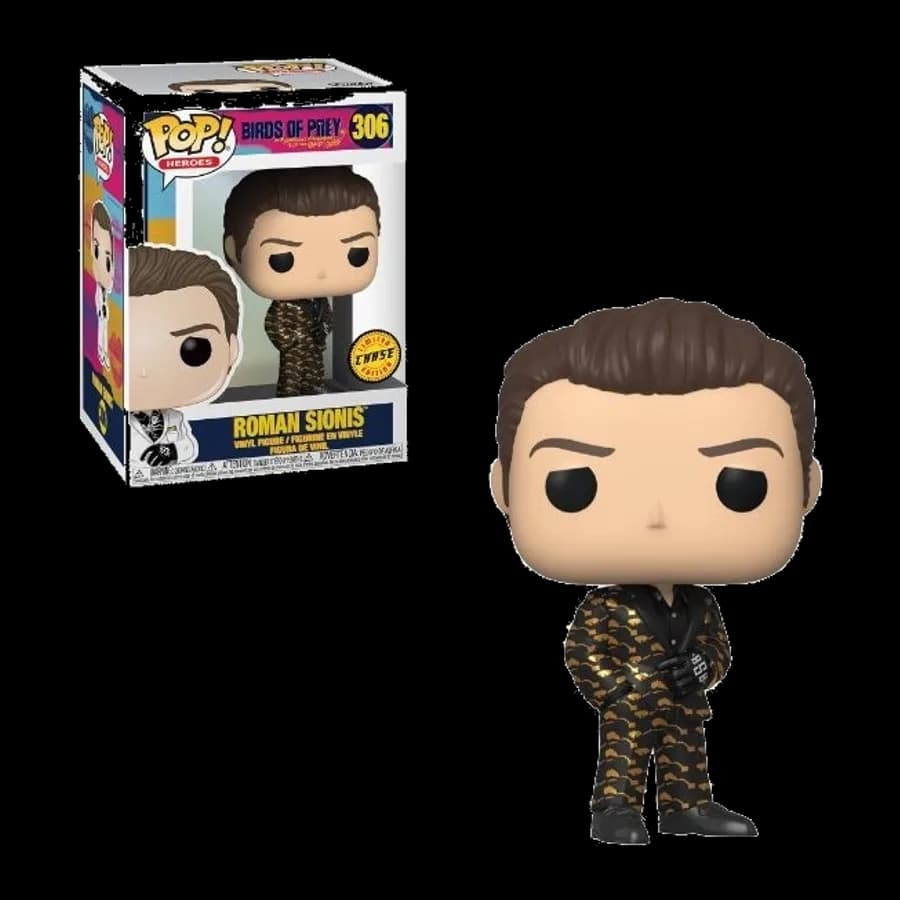 FUNKO POP! HEROES : BIRDS OF PREY - ROMAN SIONIS (WHITE SUIT) #306 VINYL FIGURE (CHASE)