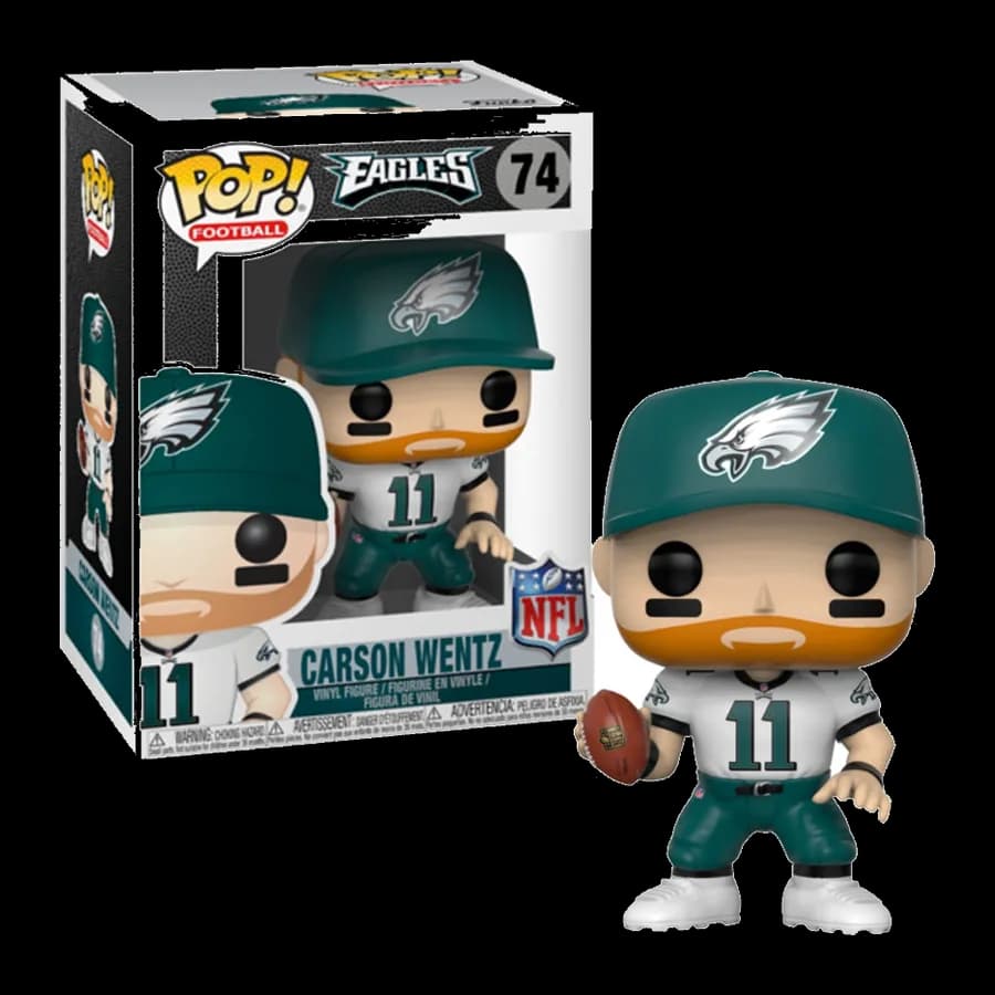 FUNKO POP! FOOTBALL NFL - EAGLES: CARSON WENTS #74 VINYL FIGURE
