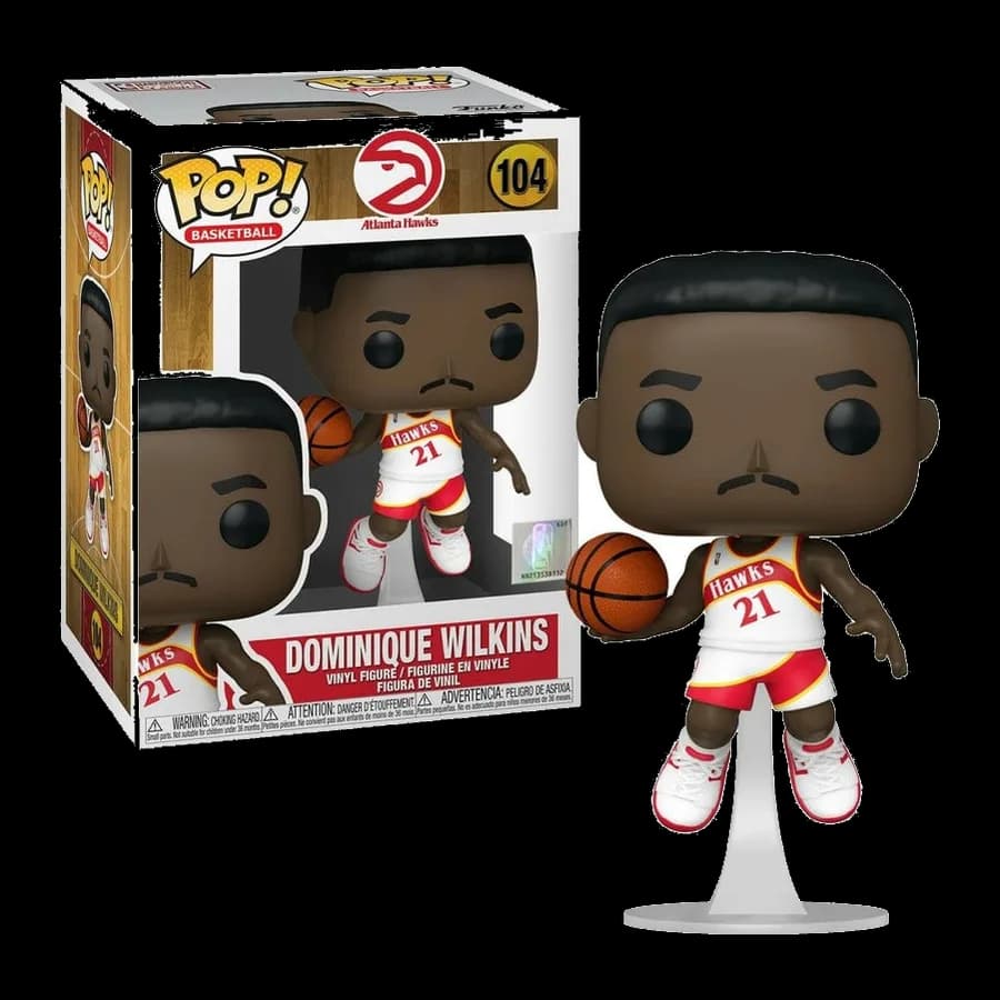 FUNKO POP! BASKETBALL: NBA LEGENDS - DOMINIQUE WILKINS #104 VINYL FIGURE