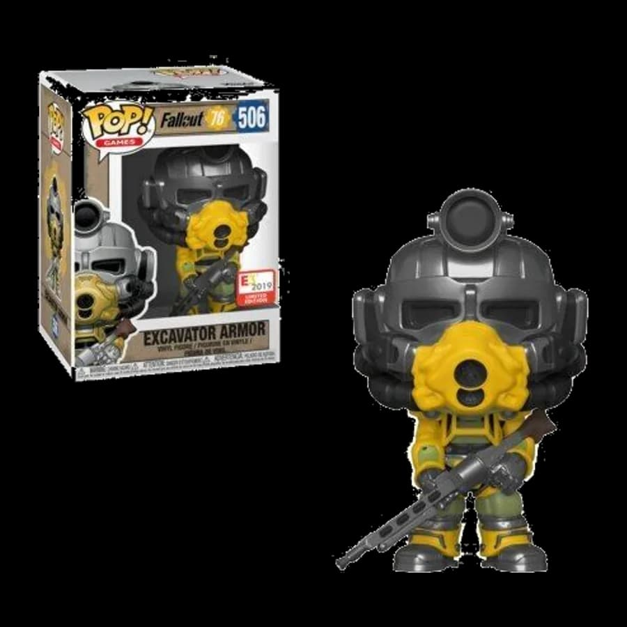 FUNKO POP! GAMES: FALLOUT 76 - EXCAVATOR ARMOR {LIMITED EDITION} #506 VINYL FIGURE