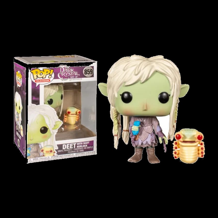FUNKO POP! TELEVISION: THE DARK CRYSTAL AGE OF RESISTANCE - DEET WITH BABY NURLOCK #859 VINYL FIGURE
