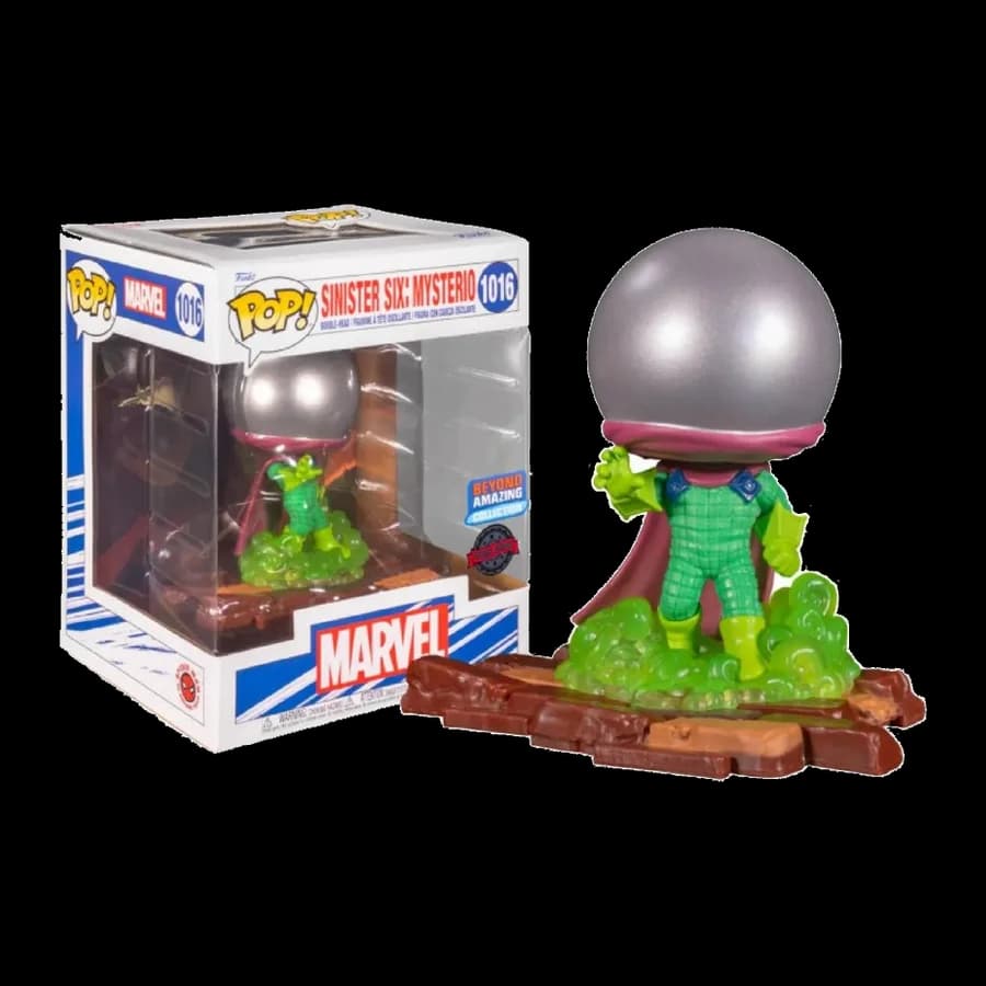 FUNKO POP! DELUXE: MARVEL SINISTER SIX: MYSTERIO (AMAZON EXCLUSIVE) #1016 BOBBLE-HEAD VINYL FIGURE