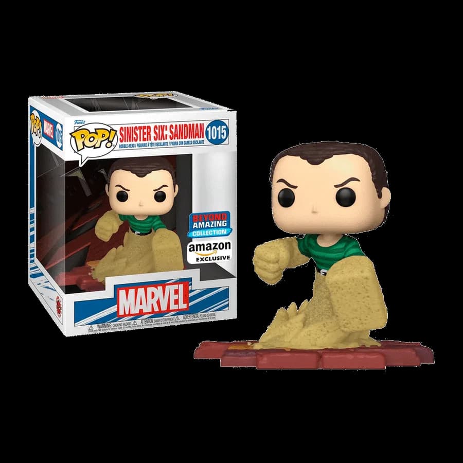 FUNKO POP! DELUXE: MARVEL SINISTER SIX: SANDMAN (AMAZON EXCLUSIVE) #1015 BOBBLE-HEAD VINYL FIGURE