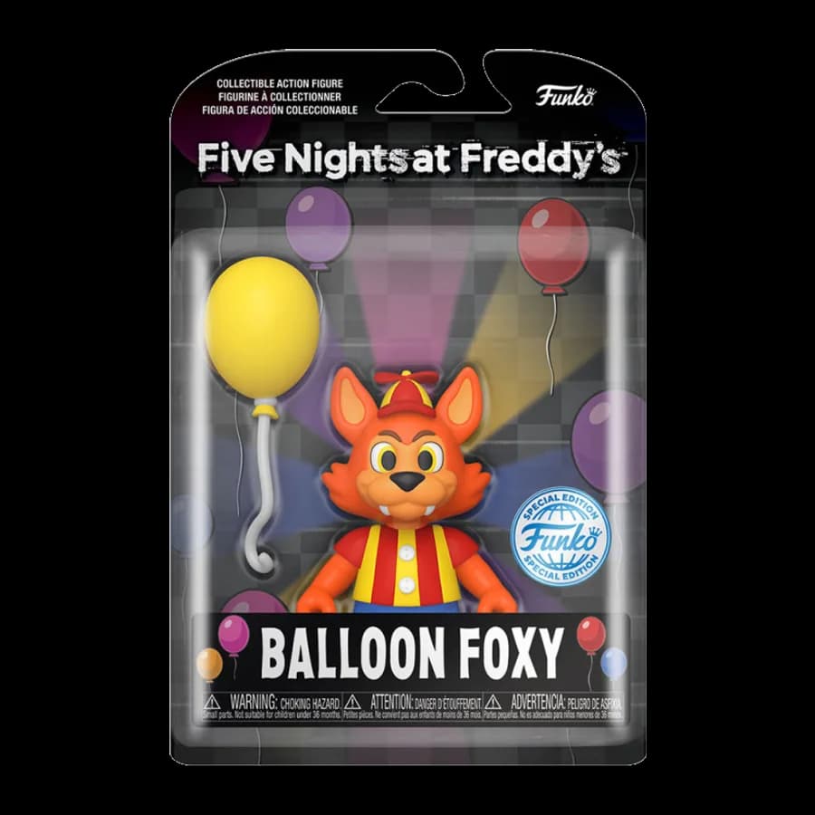 FUNKO FIVE NIGHTS AT FREDDY'S - BALLOON FOXY COLLECTIBLE ACTION FIGURE
