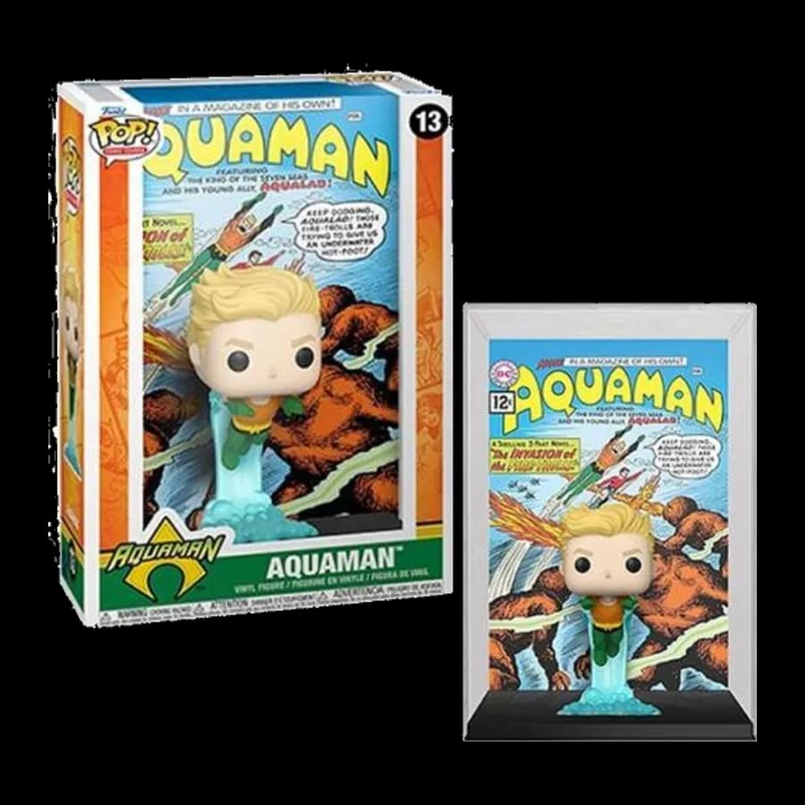 FUNKO POP! COMIC COVERS: DC SUPER HEROES - AQUAMAN #13 VINYL FIGURE