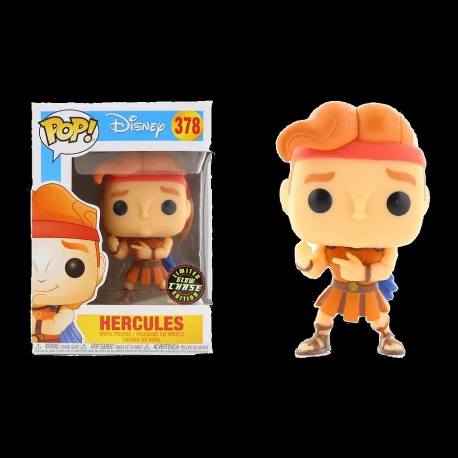 FUNKO POP! DISNEY - HERCULES {GLOW CHASE} #378 VINYL FIGURE
