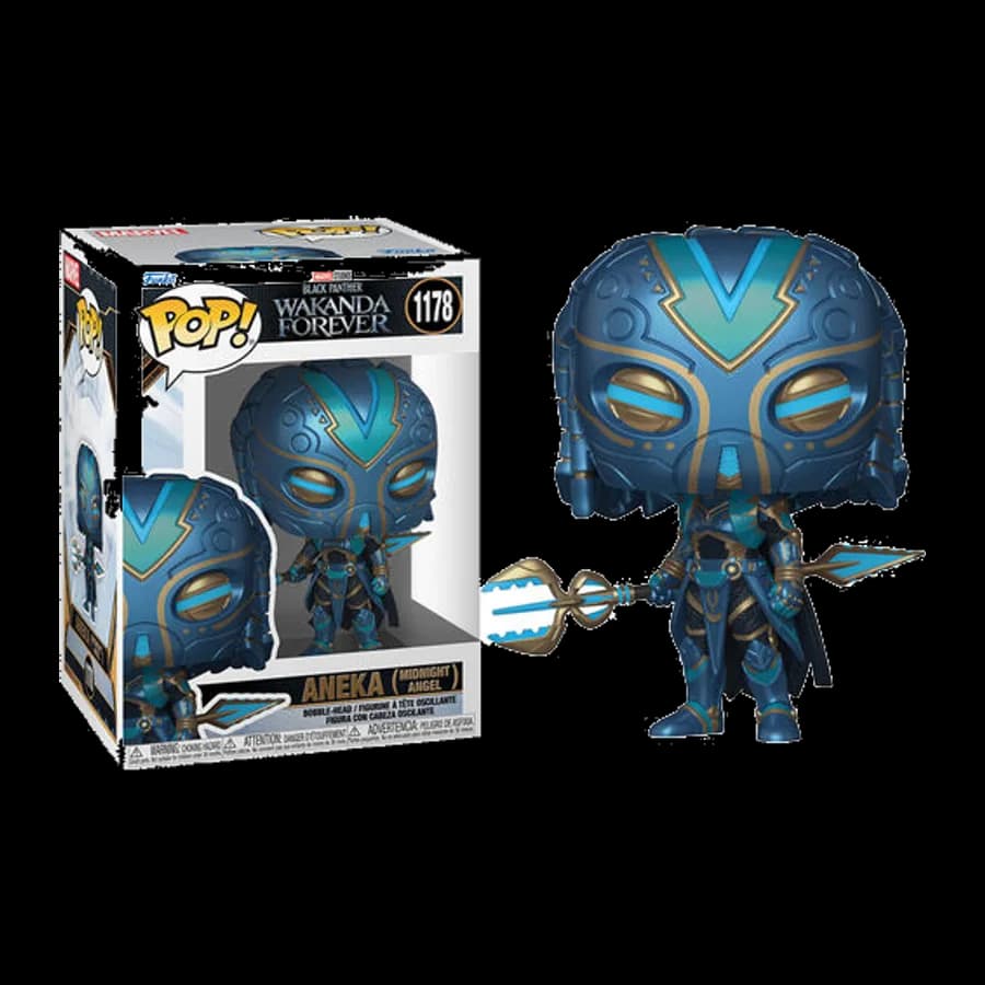 FUNKO POP! MARVEL: BLACK PANTHER WAKANDA FOREVER - ANEKA (MODNIGHT ANGEL) #1178 BOBBLE-HEAD VINYL FIGURE